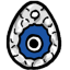Eye With Silver Icon 64x64 png